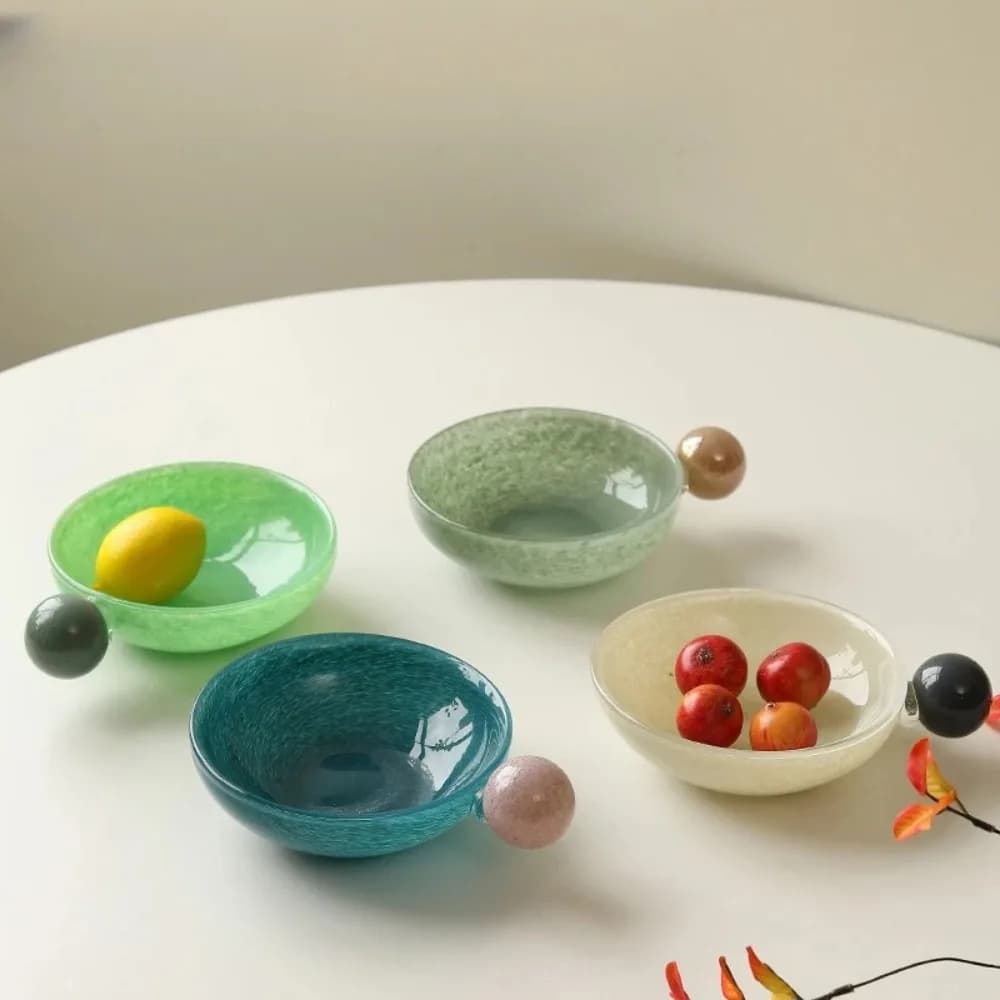 Mini fruit plate living room coffee table household exquisite storage wedding party