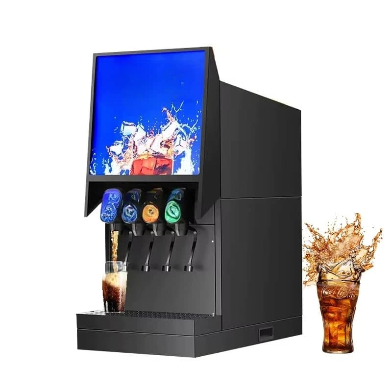 Automatic cold drink self-service machine Four valve self-service carbonated beverage self-service machine