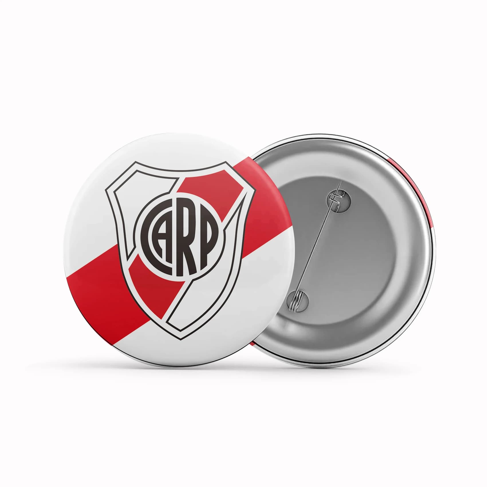 River Plate Brooch Badge 1.25in 1.5in 1.7in 2.3in Support Custom Personalised Metal Badges Gifts Commemorate Souvenir HZ-128