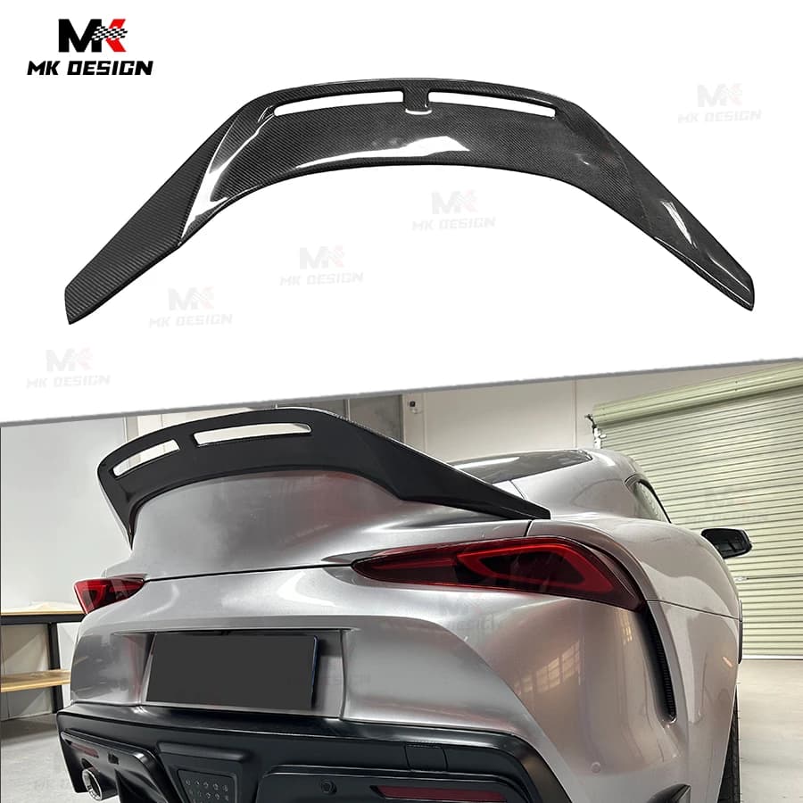 Carbon Fiber Rear Trunk Lip Spoiler Duckbill for Toyota Supra A90 A91 GR MK5 2019+ Rear Spoiler Wing Car Styling