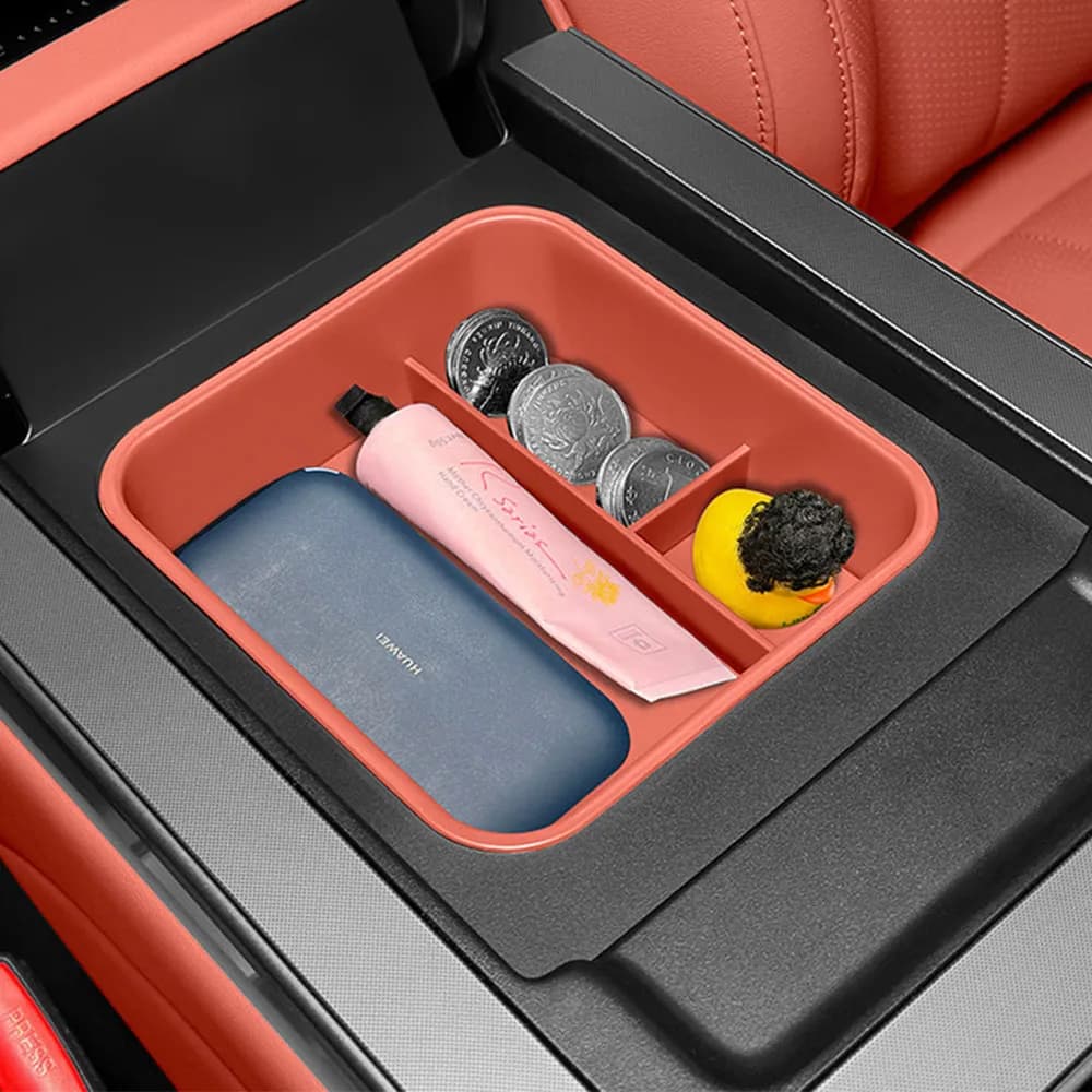 Armrest Box Storage Box For BYD TANG L Sealion 8 EV/DM 2025 2026 Original Color ABS Material Storage Box Car Accessories