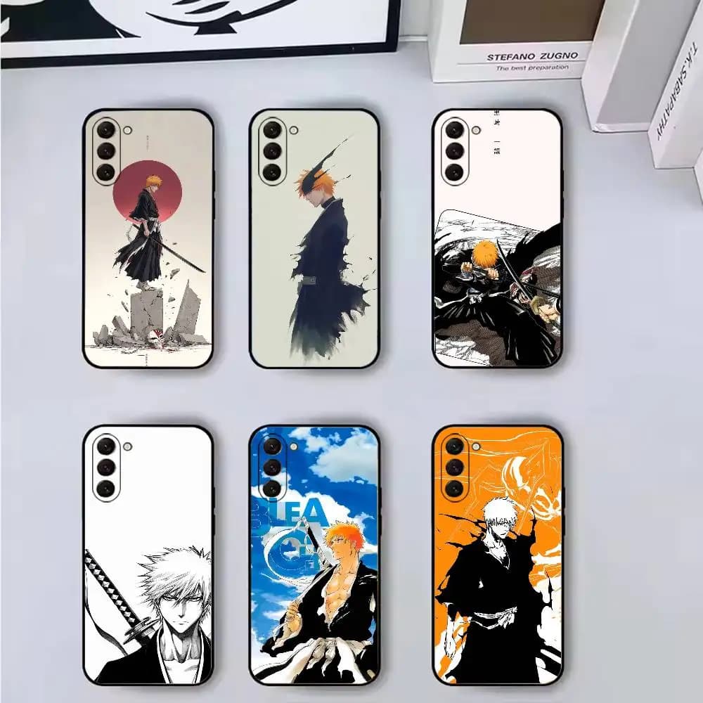 B-Bleachs Kurosaki Ichigo Phone Case Silicone Soft For Samsung Galaxy A73,A72,A71,A70,A53,A52,A51