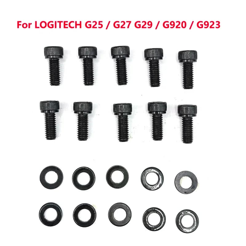 10PCS Replacement Fixed Screws for Logitech G25 G27 G29 G920 G923 Shifter/Wheel/Pedal Bracket