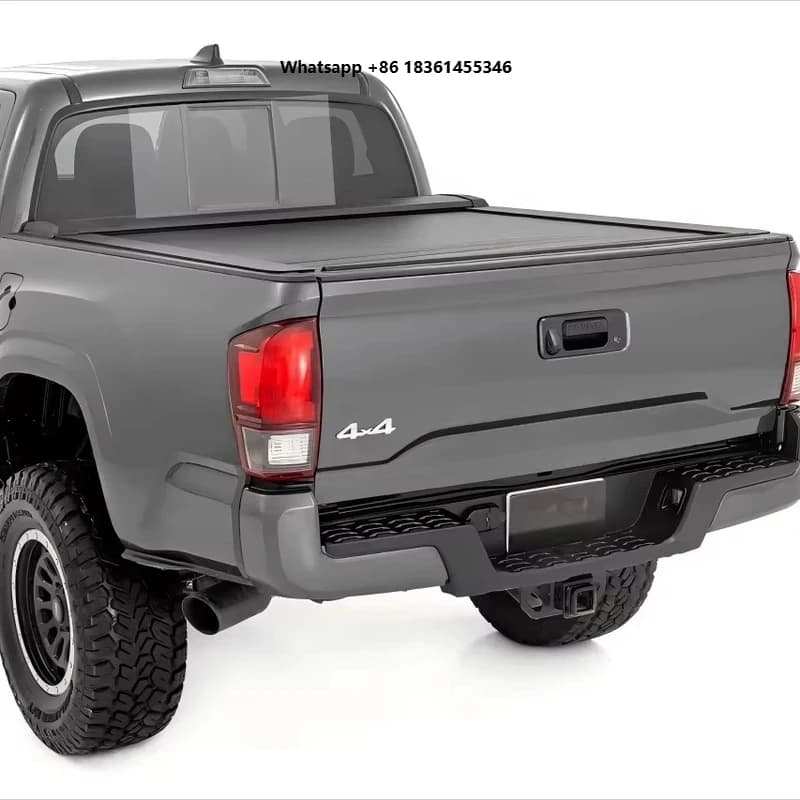 for Double Cab Ranger Roll Locking Waterproof Aluminum Alloy Electrically Operated Retractable Tonneau Cover