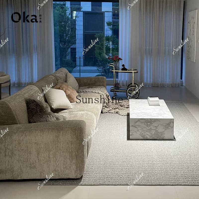 Medieval style living room personality module combination light surprise can be fully dismantled and washed chenille sofaP