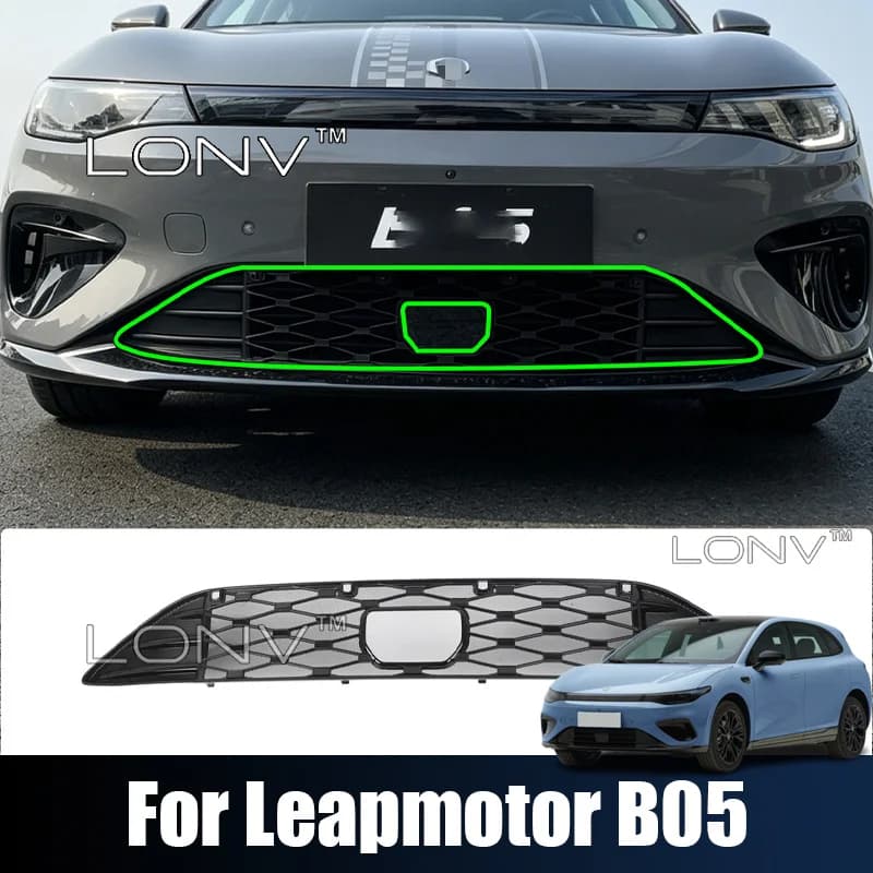 For Leapmotor B05 Lafa 5 2026 2027 Front Bumper Grill Mesh Air Inlet Vent Cover Grille Guards Anti-insect Net Car Accessories