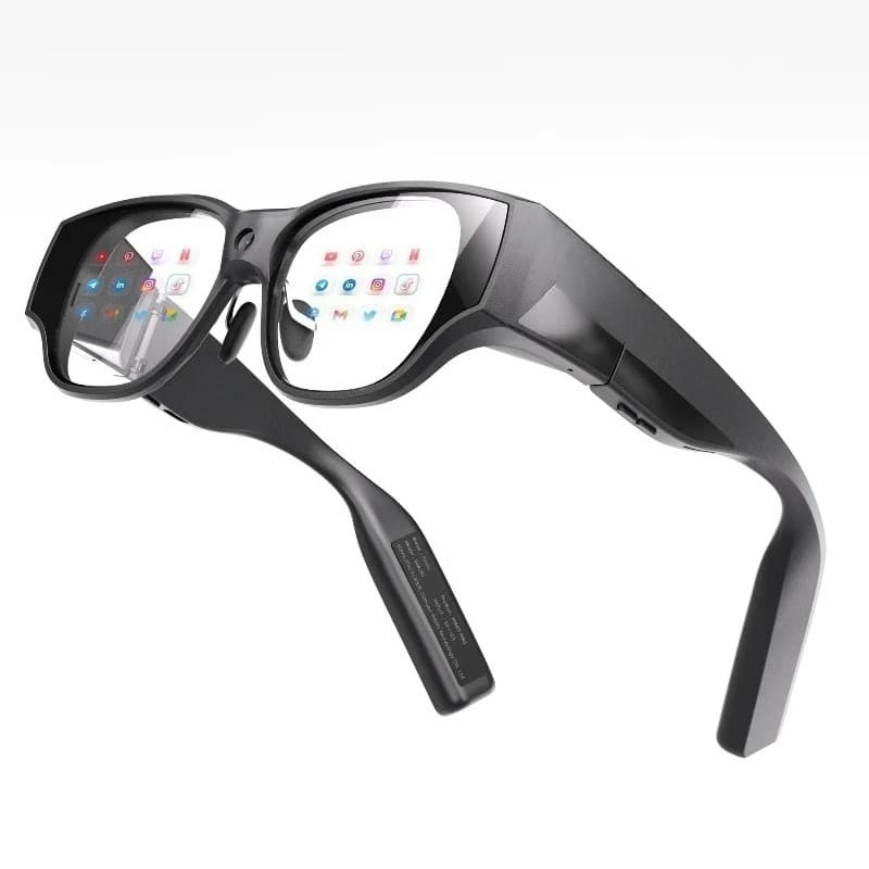 Smart AR glasses binocular full color 1080p optical waveguide glasses 120hz high brush, giant screen high definition