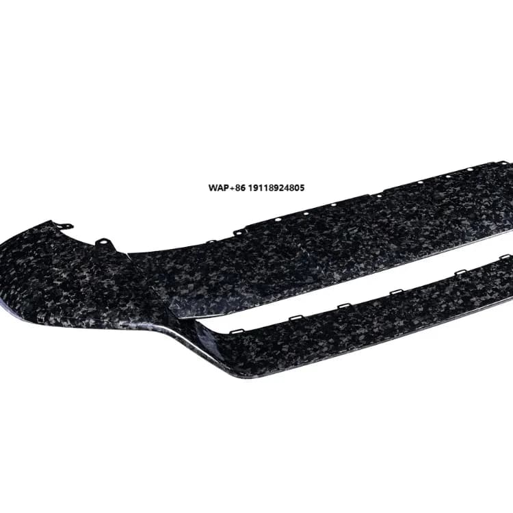 New Carbon Fiber Front Lip Bumper Splitter Skid Plate for E3.1 9Y0.1 Turbo-GT Upgrade Dry Carbon Forged