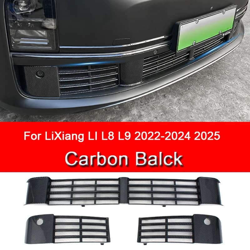 Snap On Insect Proof Net Car Front Grille Insect Proof Net Radiator Condenser Protective Fit For LiXiang LI L8 L9 2022-2024 2025