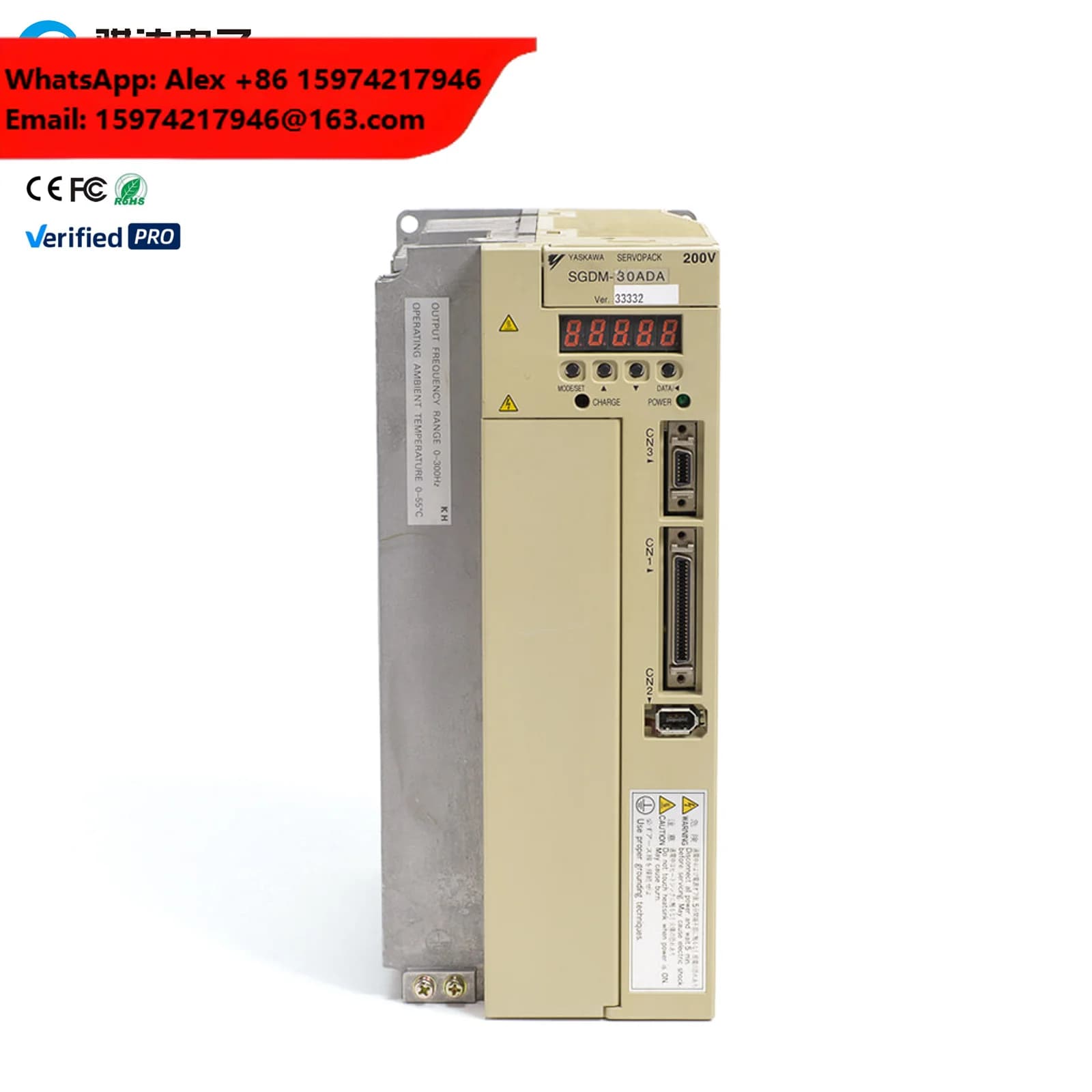 Brand New Servopack Model SGDM - 30ADA Servo Driver - In Stock