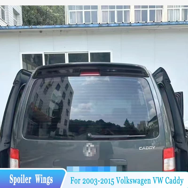 For 2003-2015 VW Volkswagen Caddy MK2 Rear Roof Spoiler Tail Lip Wings ABS Plastic Car Exterior Tuning Trim Body Kit Accessories