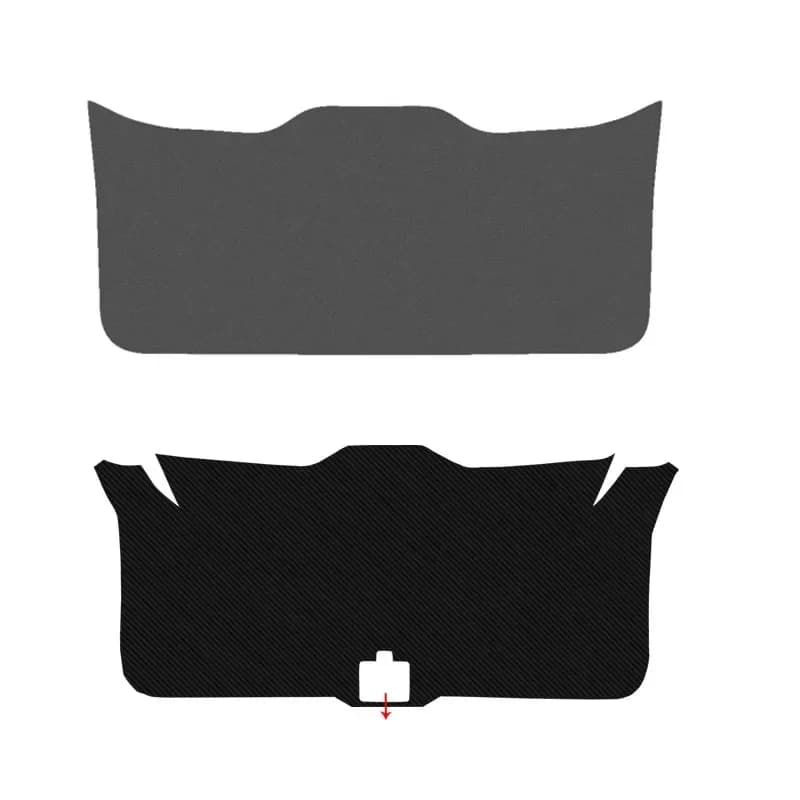 For GAC TRUMPCHI GS8 2017-Present Car Anti-kick Carbon Trunk Pad Weather Dustproof Protect Tailgate Sticker Auto Accessories
