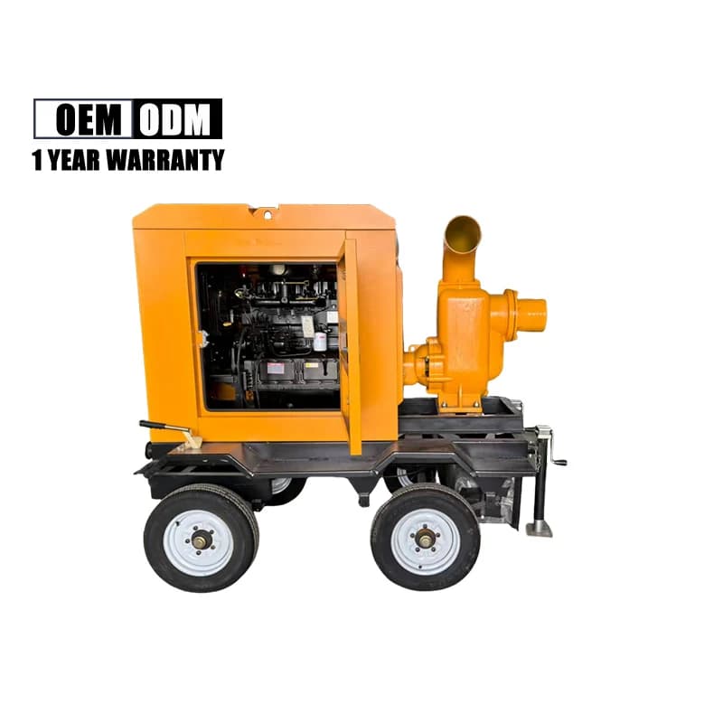 High Flow Mobile Flood Prevention Pump Truck Fast Deployment Portable Drainage Pump for Urban Construction Emergency