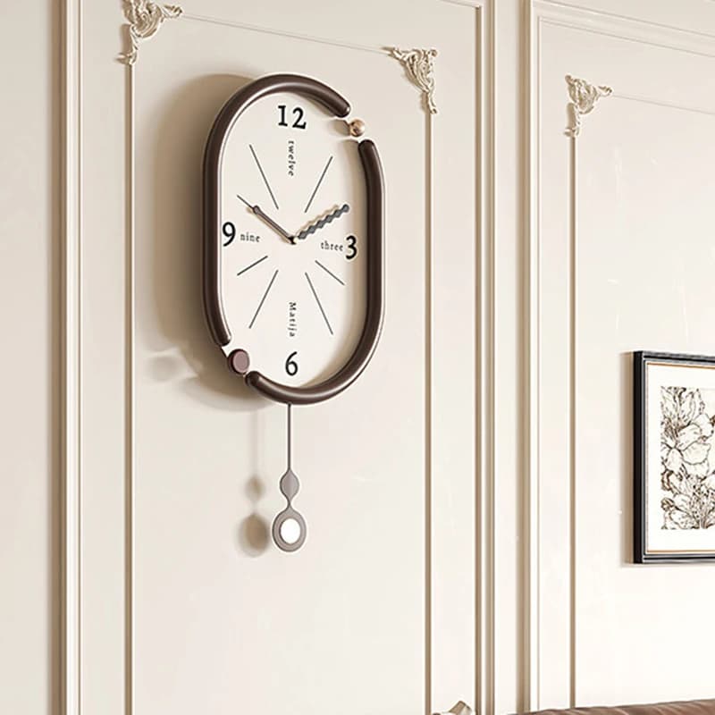 T*-Minimalist Modern Wall Clocks Simple Cartoon Fashion Nordic Creative Design Clock Wall Silent Aesthetic Home Decoration