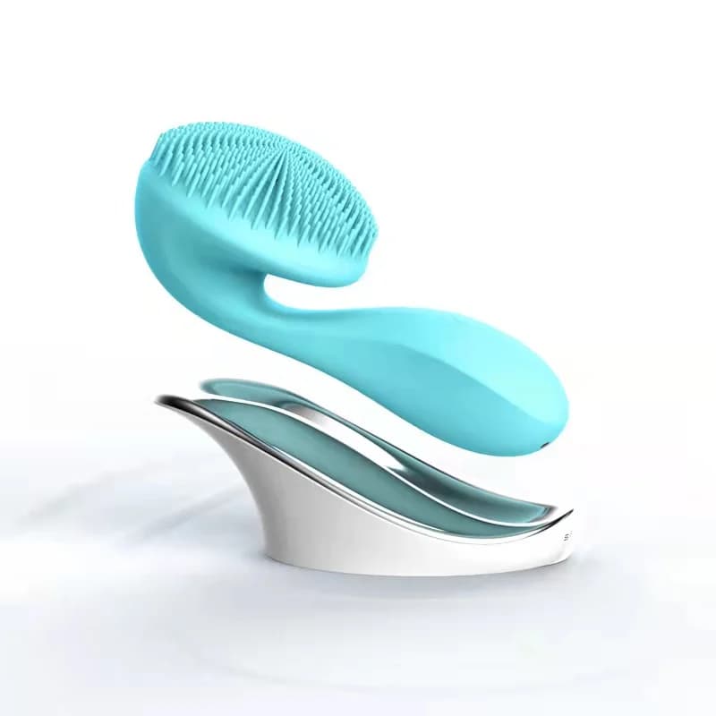 Face Deep Cleaning Portable Skin Care Face Massage Electric Silicone Facial Cleansing Brush
