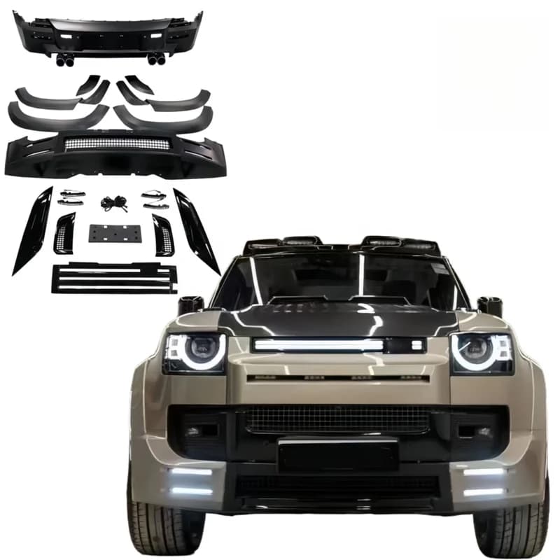 High Quality Lumma Style Off‑Road Aerodynamic Exterior Modification Replacement Body Kit Fit for Defender 90 110 2020‑2023