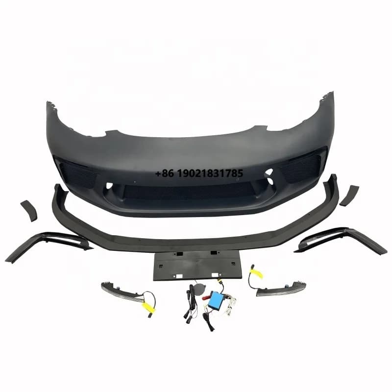 PP GT3 Front Bumper for  Model 3 2019-2023 Upgrade Facelift Bumper for Model 3 Retrofit Aerodynamic Body Kit for