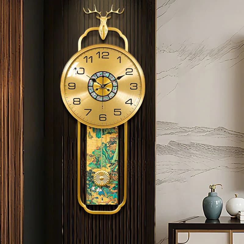 Luxury Living Room Wall Clocks Digital Interior Modern Aesthetic Creative Clock Wall Fashion Nordic Reloj Pared Home Decoration