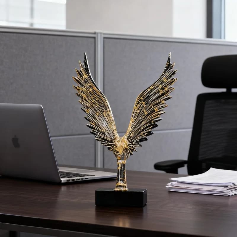 Dapeng Spreads Its Wings, Resin Angel Wings, Handicrafts, Sculptures, Decorations, Home Decor, and Figurines