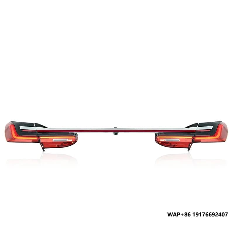 New 12V Red LED Scanning Driving Light Streamer forBMW 7 Series G12 2016-2018 Modified Taillight Assembly Lens