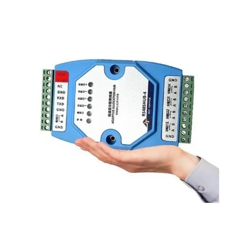 RS485 hub 8-port isolated, industrial-grade adaptive hub JT-51TB 4-port isolated hub single host