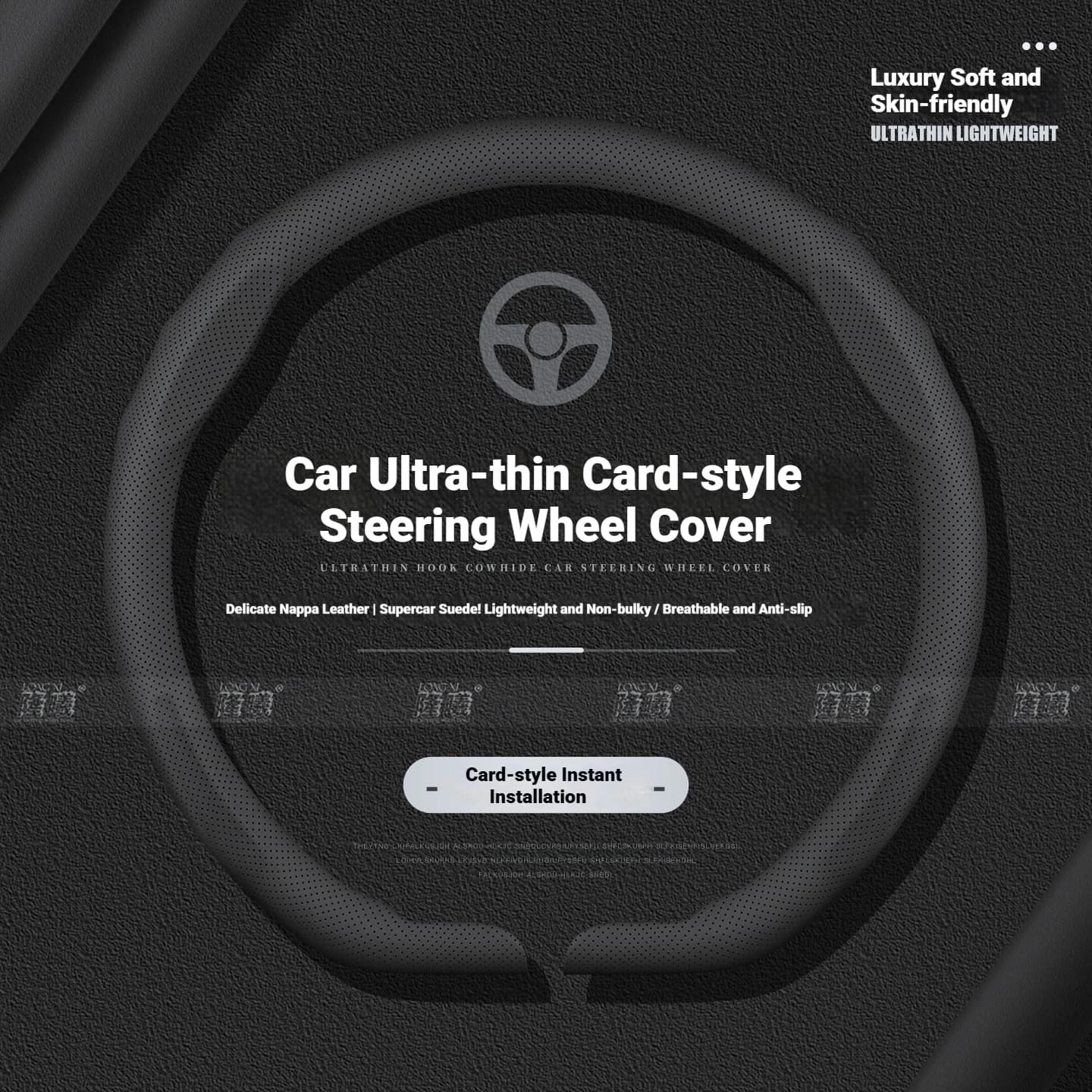 Car snap-on Leathe Anti-slip steering wheel cover For Chery Jetour X70 X70SM X90 X95 DASHING i-DM T2 T3 Suede Auto Accessories