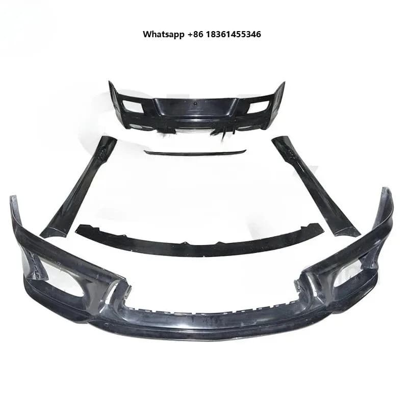 For  Continental GT 2012-2014 Facelift WD Front Rear Bumper Side Skirts Rear Spoiler Body Kit Bodykit