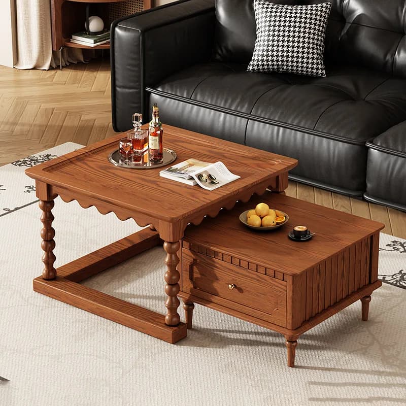 Unique Simple Coffee Table Space Saving Premium Elegant Luxury Side Table Quality Tiny Cute Stolik Kawowy Home Furniture