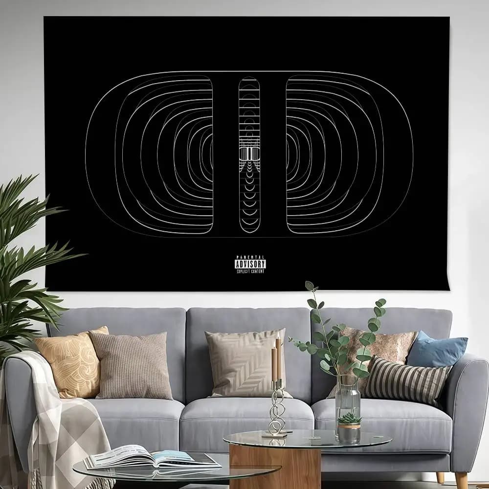 Rapper Lil T-Tecca DOPAMINE 150x200cm 60x90cm Flag Decoration Outdoor Picnic Party Home Camping Party Art Hanging Banner