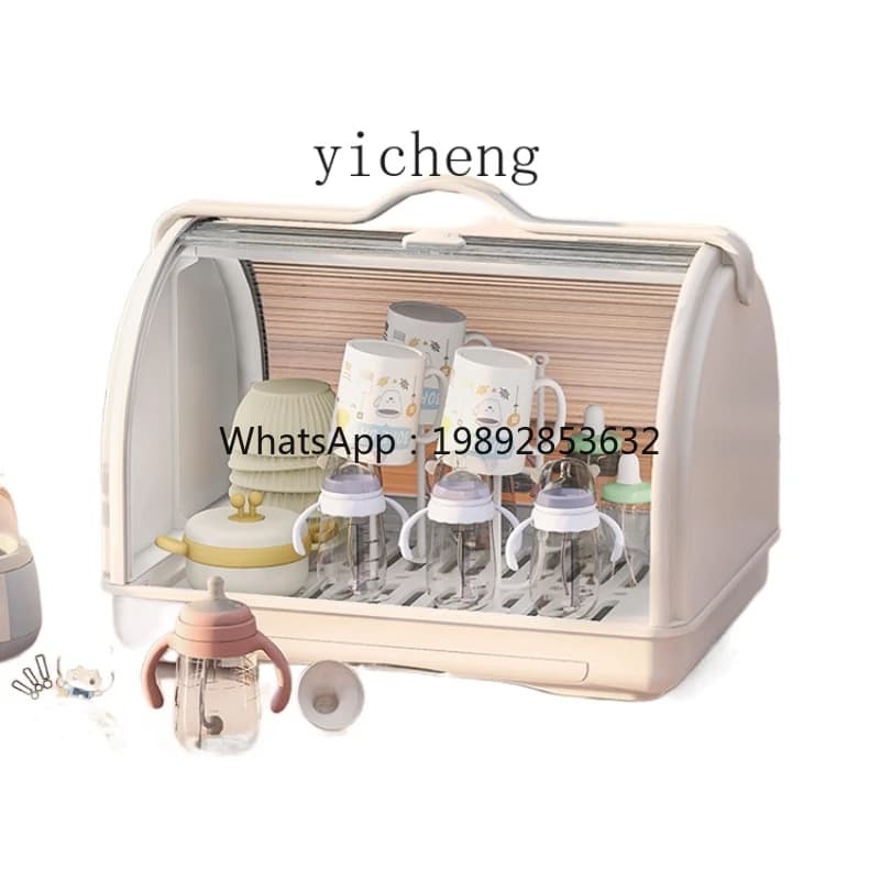 ZZ XL Storage Box Drain Rack Baby Tableware Bowl and Chopstick Rack Solid Food Tools Storage Rack Cabinet