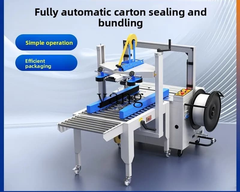LTT automatic baler electric strap tightening integrated strap tensioning machine