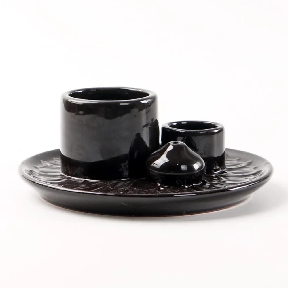 Gift Ceramic Incense Burner Multifunctional Decorative Incense Stick Holder Simple Design Vintage Candle Holder Meditation