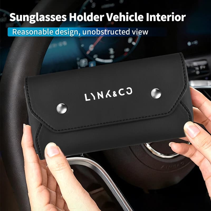 Universal Car Ticket Card Glasses Bracket Interior Glasses Clip For LYNK&CO 05 01 02 03 06