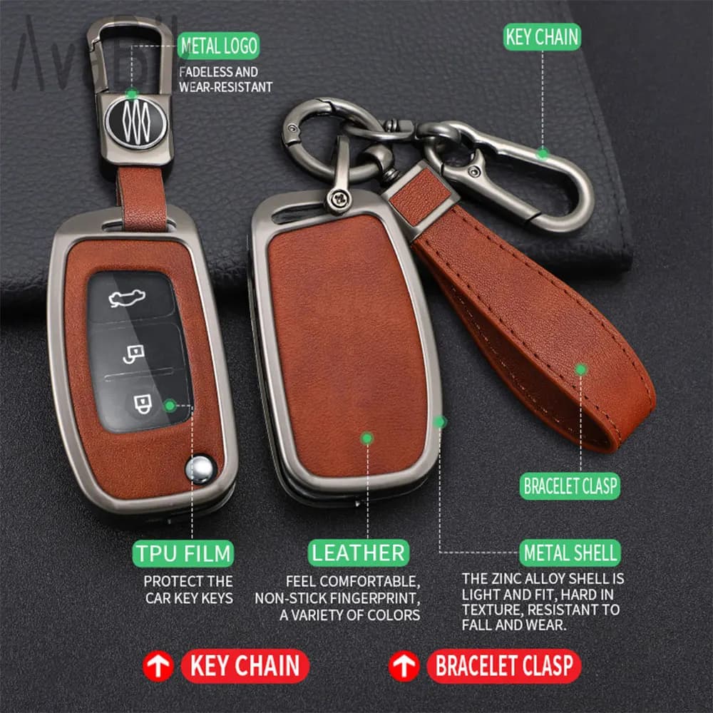 For FAW Pentium X40 key set one-button start remote control metal protective shell business all-inclusive high-grade buckle