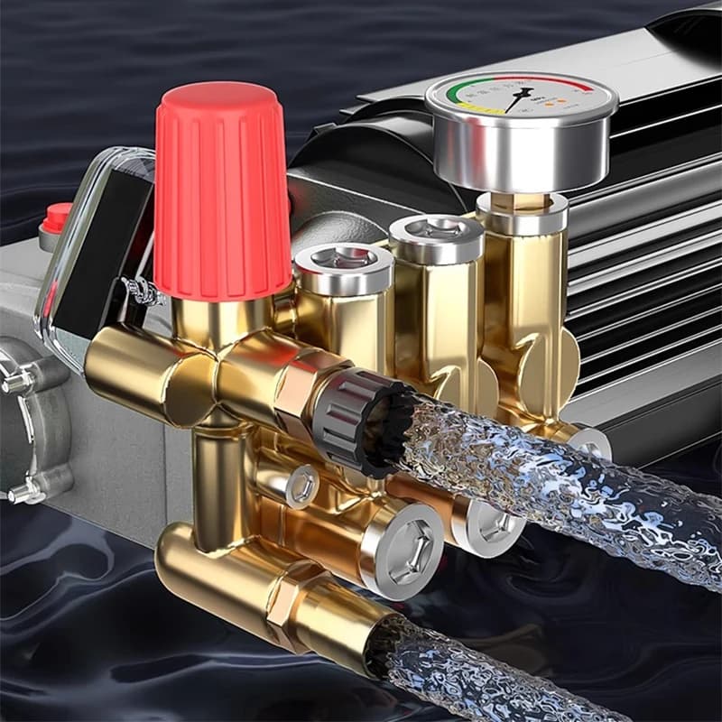 Ultra-high pressure car washing machine commercial 220V high-power car wash shop cleaning machine brush car water gun