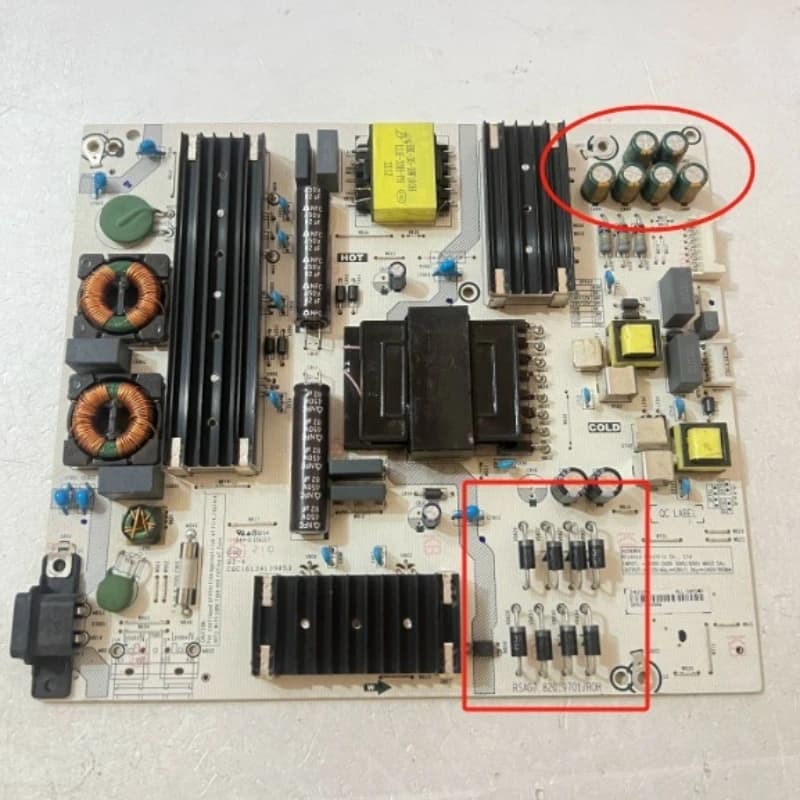 RSAG7.820.9701 Power Board 75E3F 70E3D 65A6G70V1F-S 70E3D-PR0