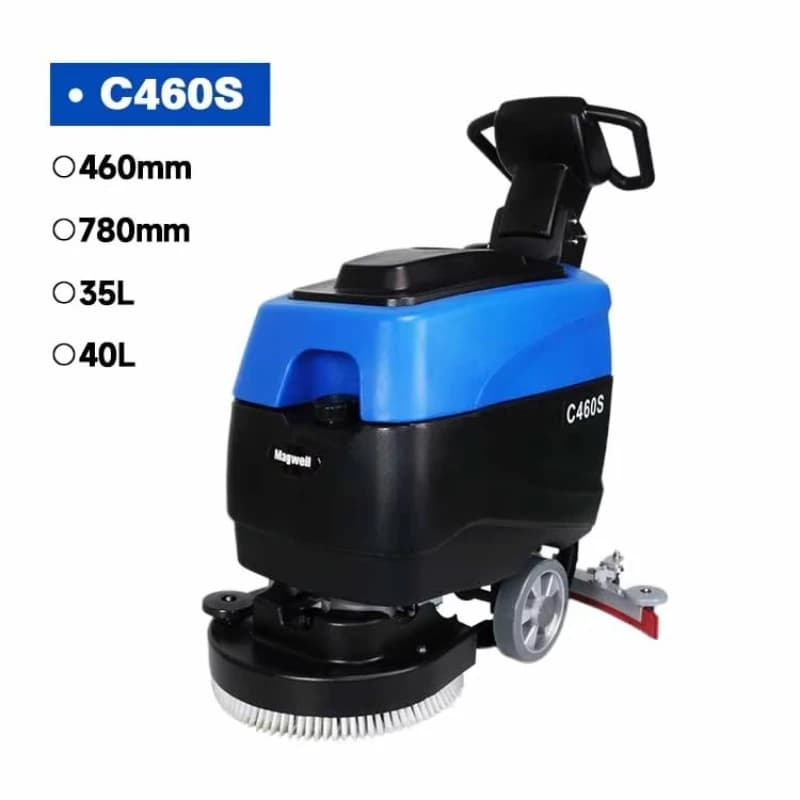 C460S Newly Upgraded Wastewater Recycling System Hand-push Heavy-soil Floor Cleaning Machine