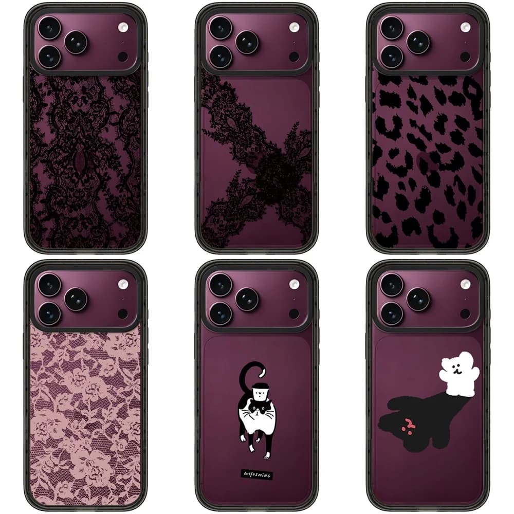 6091633 Impact Black Border Magnetic Case: Compatible with IPhone 18 17 16 15 14 13 Pro Max 17 Air