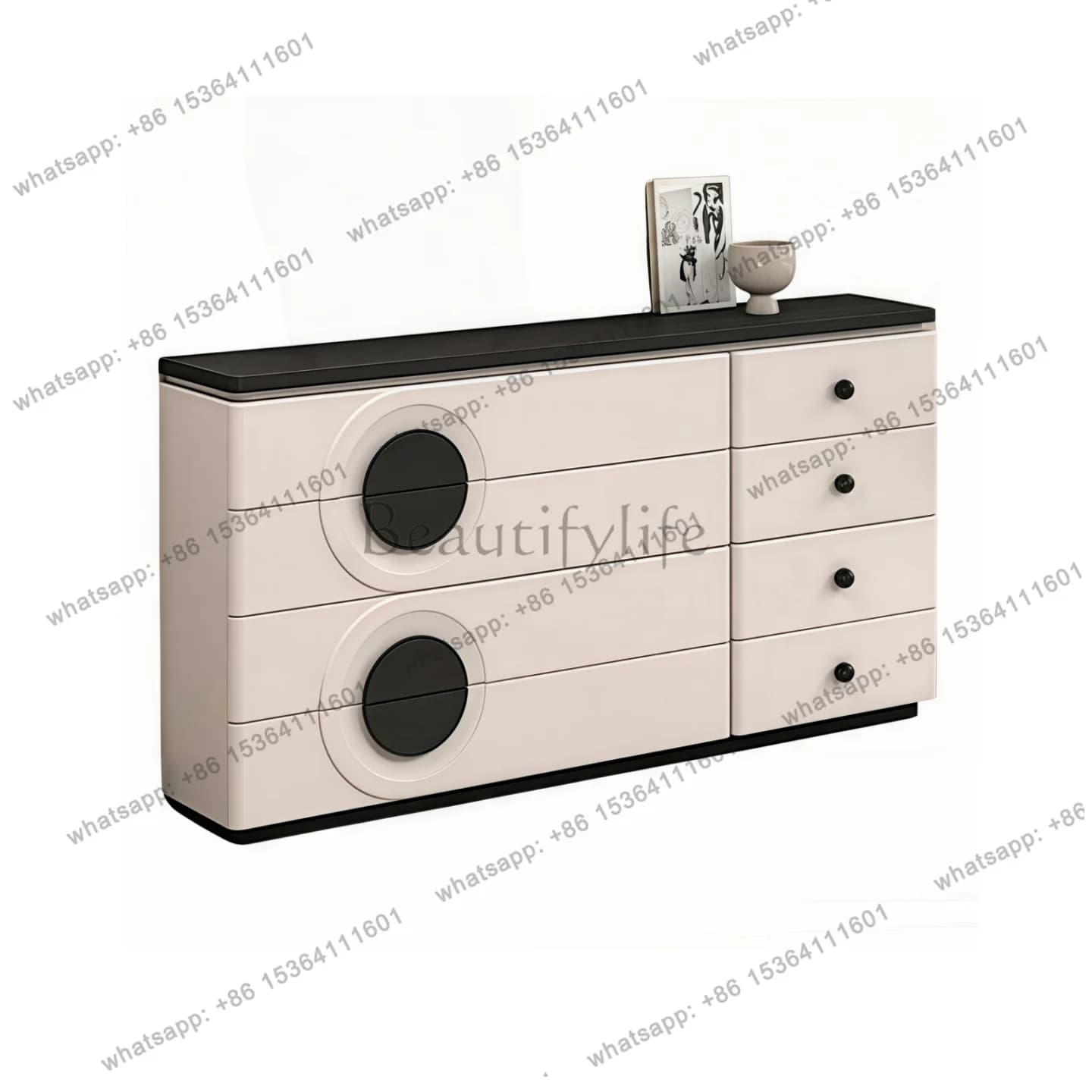Original Italian minimalist paint dining side cabinet entrance modern minimalist locker
