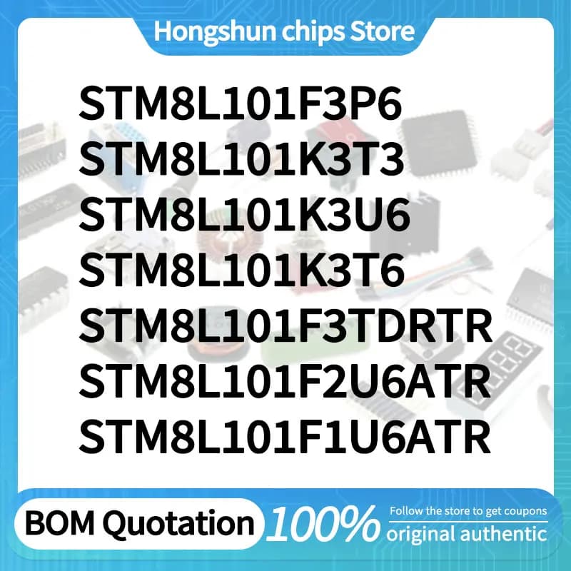 STM8L101F1U6ATR STM8L101F3P6TR STM8L101K3T3 STM8L101K3T6 STM8L101F3TDRTR STM8L101K3U6 STM8L101F2U6A Spot goods