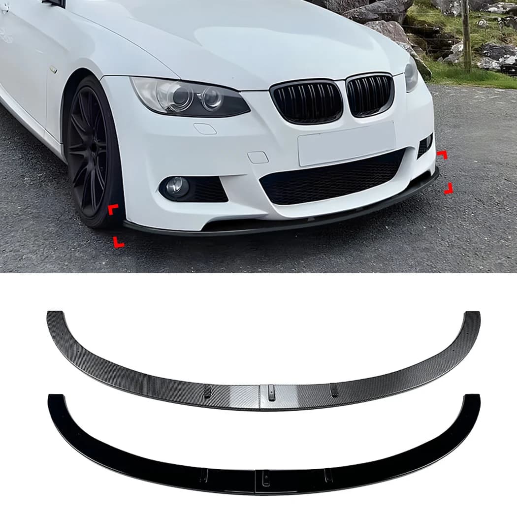 Front Bumper Lip Spoiler Splitter Front Shovel For BMW 3 Series E92 E93 M Sport 2006-2013 Exterior Modification Body Kit
