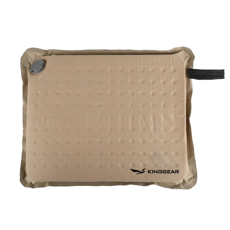 Custom Logo Portable Seat Cushion Memory Foam Seat Cushion Stadium Camping Hiking Inflatable Seat Cushion