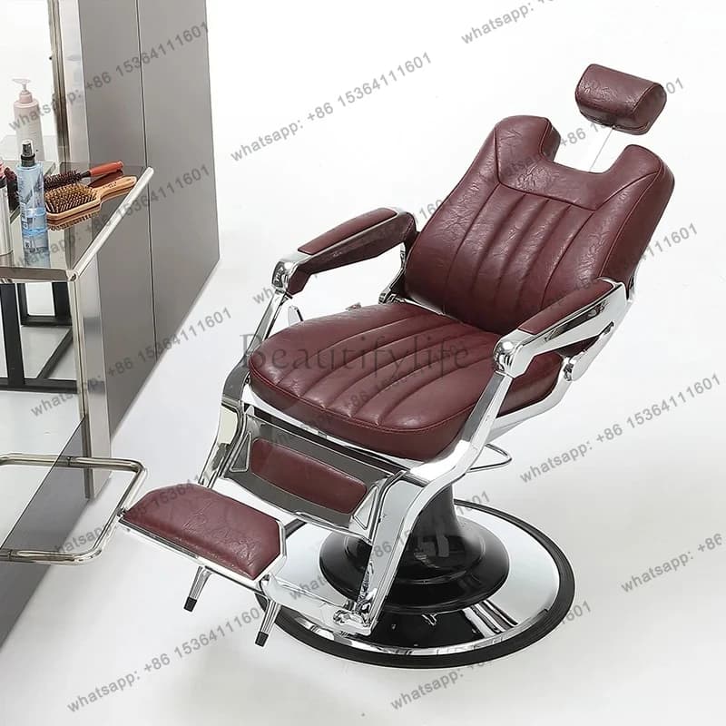 barber shop chair retro chair, special for hair salon, reclining perm, dyeing and cutting chair