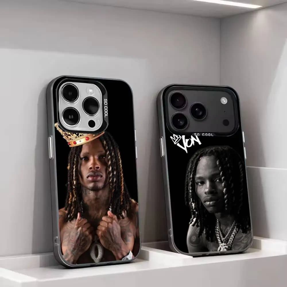 Rapper K-King V-Von Phone Case For iPhone 17 16 15 14 13 12 11 XS X XR 16E Pro Max Plus E Air Mini smartphone  Cover