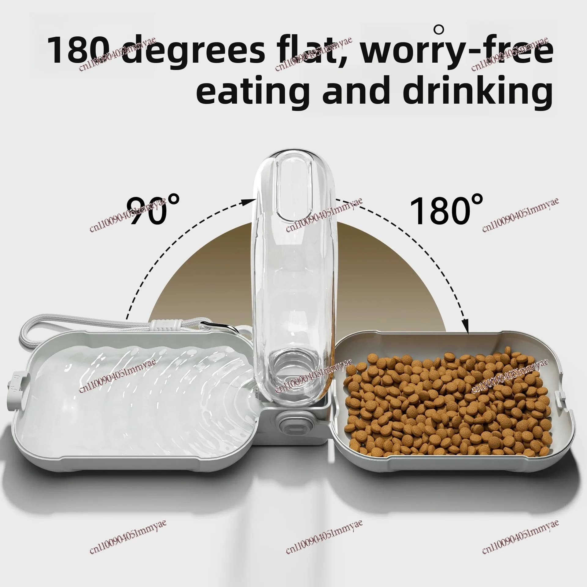 New dog going out drinking cup pet accompanying cup outdoor stacking convenient drinking water