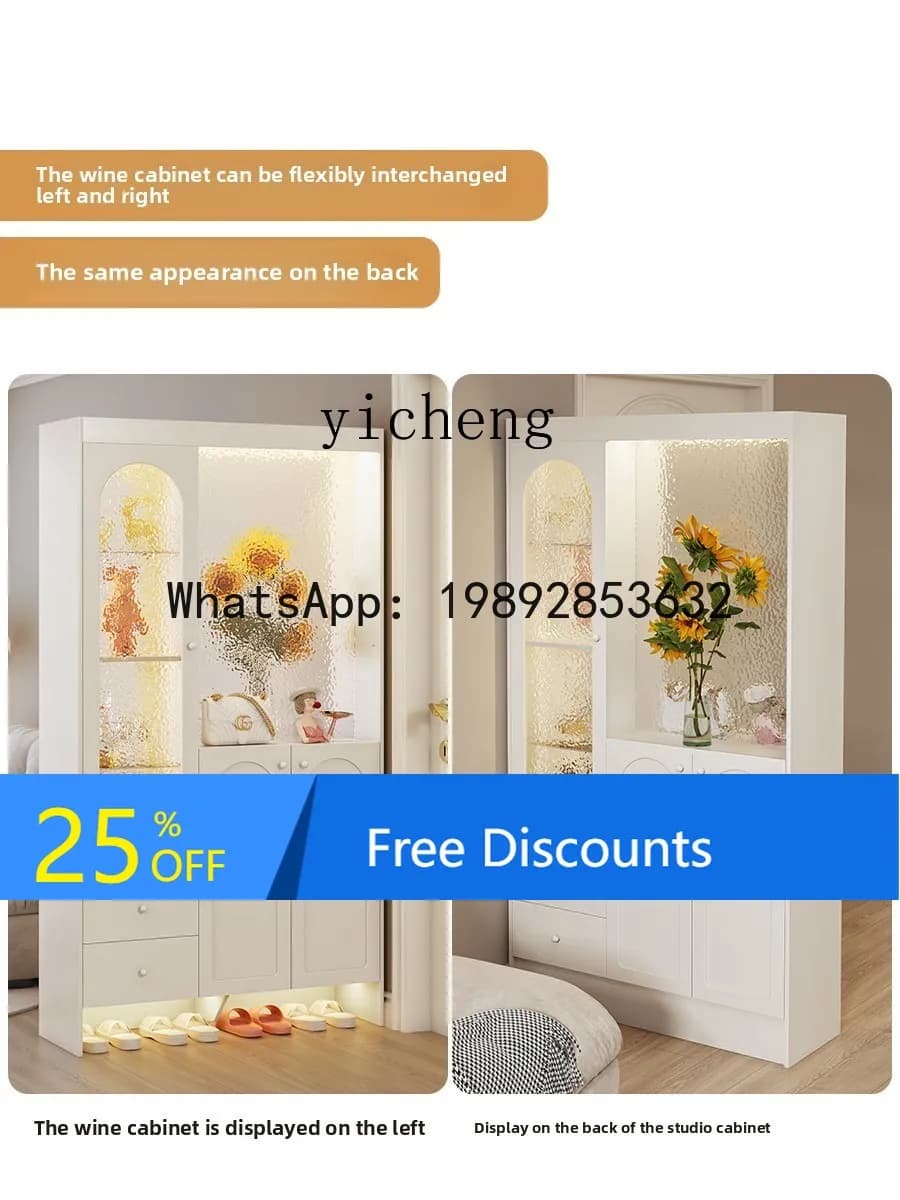 H6  home entrance cabinet shoe cabinet integrated decorative living room screen cabinet new model