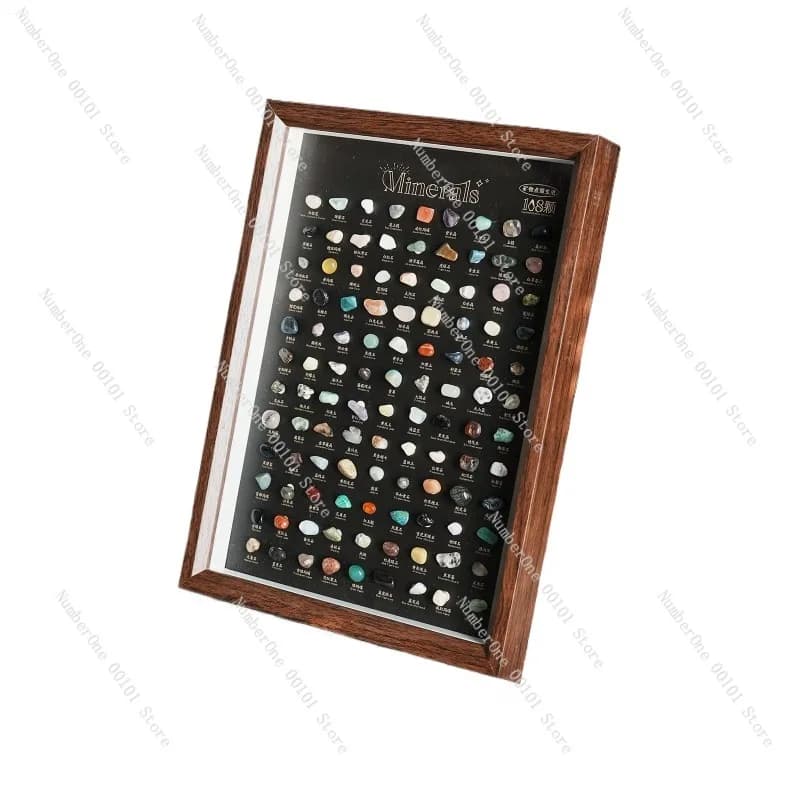 Creative Mineral Stone Art Frame Personalized Novel Birthday Gift Decorative Desk Ornament for Boys Kids Classmates Unique