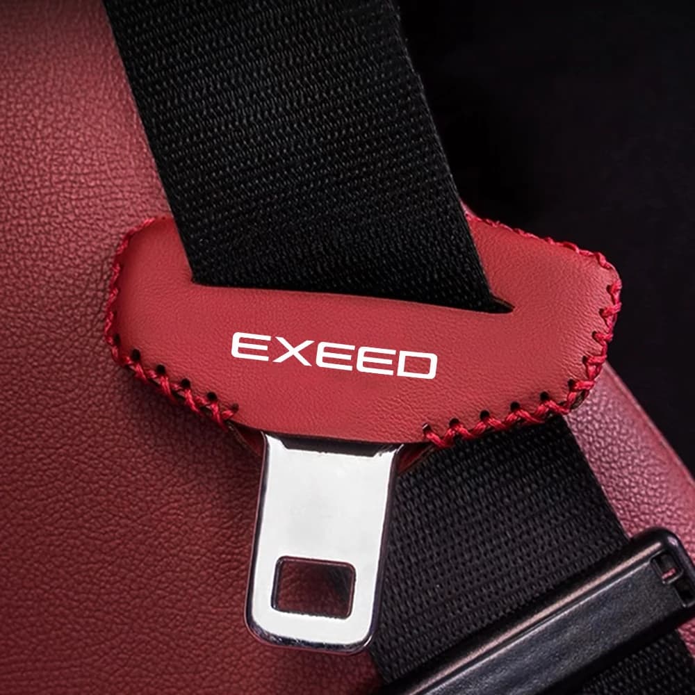 For Chery Jaecoo J7 J8 Omoda C5 Car Seat Belt Clip Extender Safety Lock Buckle Plug Wear‑Resistant EV Interior Decor Parts