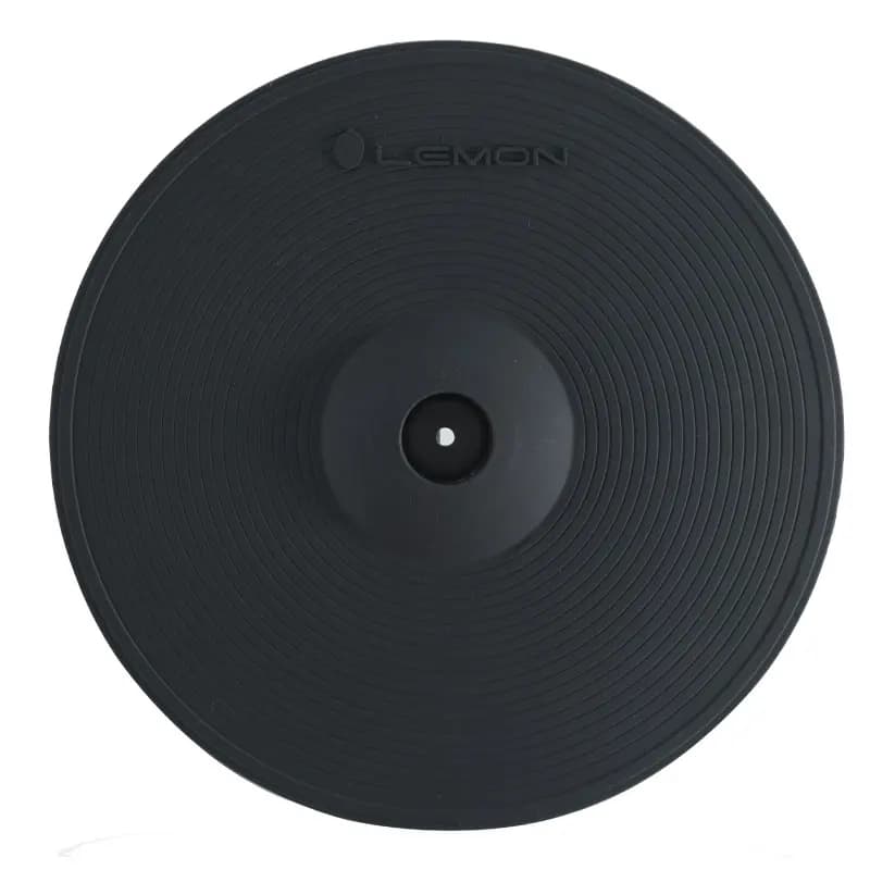 Lemon Drum Cymbal 15" 2zone Crash Cymbal with Choke Full-covered for Electronic Drum Kit