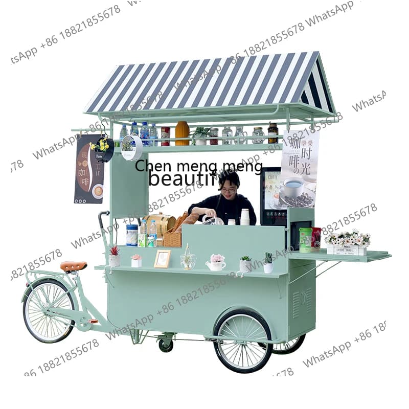 cc182Mobile Stall Car Catering Milk Tea Coffee Ice Cream Sales Truck Mobile Meichen Prop Car Nordic